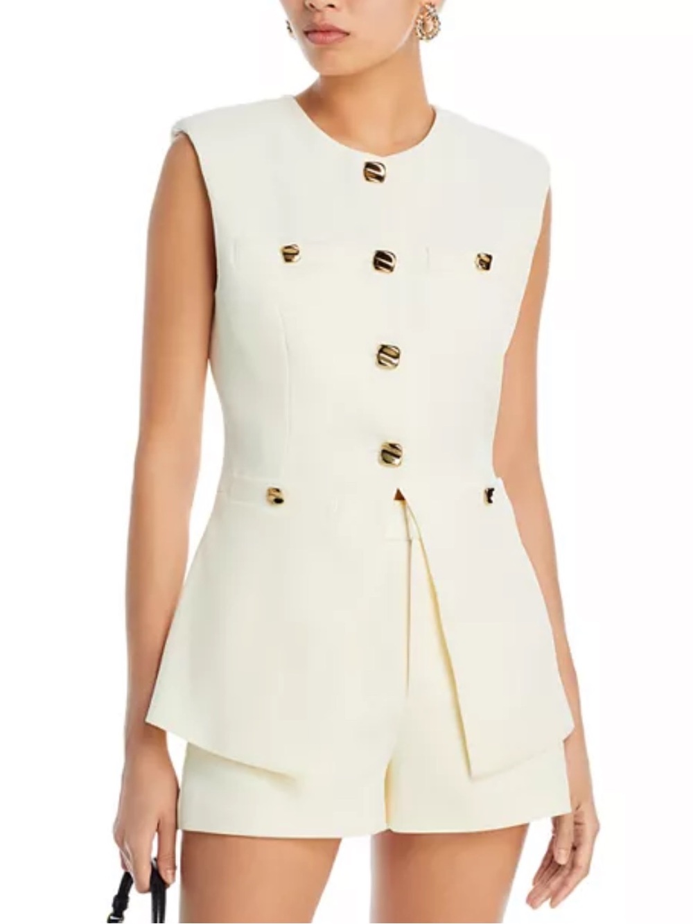 Endless Rose Cream Textured Vest